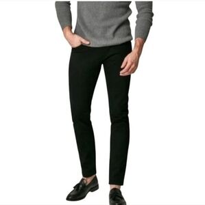 Scott James MEN'S Strive for Authenticity Slim Fit Black Stretch Jeans 32 x 29